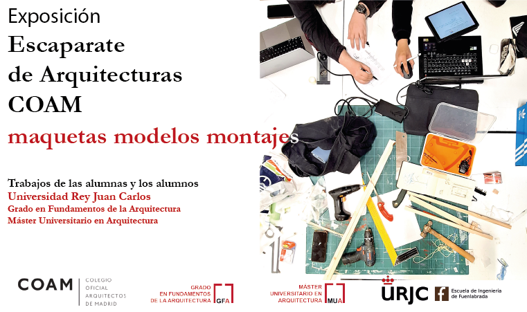 Escaparate de arquitecturas. Maquetas, Modelos, Montajes.